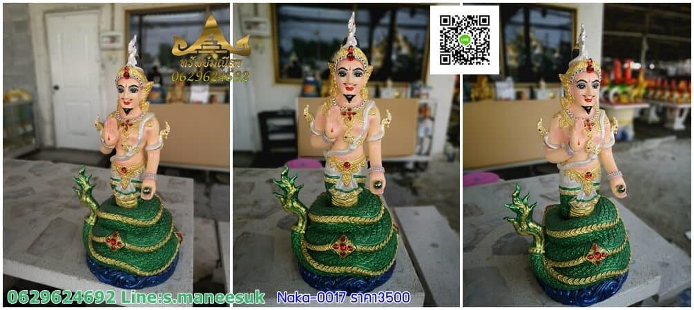 รูปปั้นพ่อปู่ศรีสุทโธ รูปปั้นพญานาคจำแลง