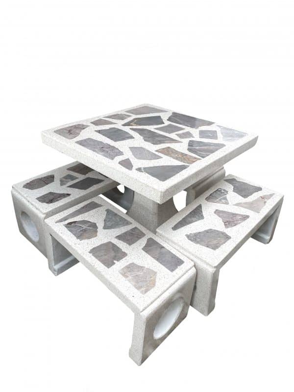 โต๊ะญี่ปุ่นเล็กหินอ่อน