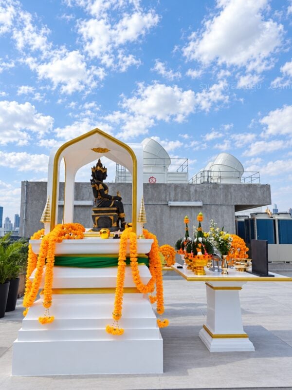 ตัวอย่างศาลพระพรหมโมเดิร์น Aurevora PS-0017 สั่งทำตามขนาดองค์พระ