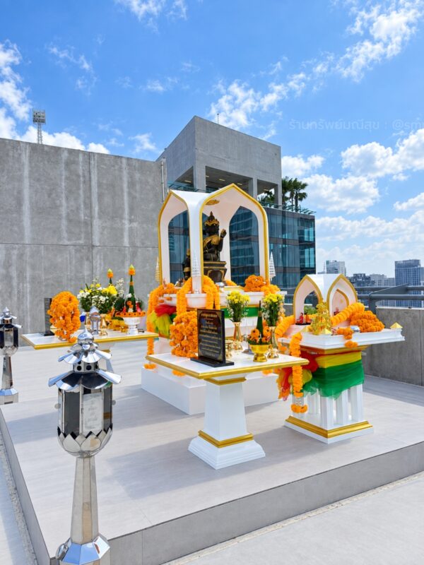 ศาลพระพรหมโมเดิร์น PS-0017 สั่งทำตามขนาด ติดตั้งคู่ศาลตายาย